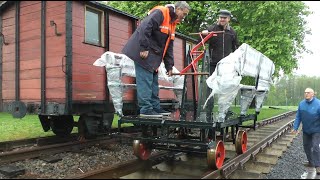 13.5.2019: POLSKA DREZYNA W PÖLZIG. HISTORYCZNA KOLEJKA W ZAGŁĘBIU WĘGLOWYM