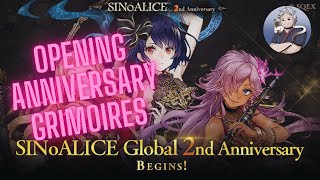 Opening Grimoires Until I Get Alice \u0026 Cinderella | Global 2nd Anniversary | #SINoALICERoyalCreator