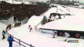 Petter Northug winning 30KM in Holmenkollen, Oslo.