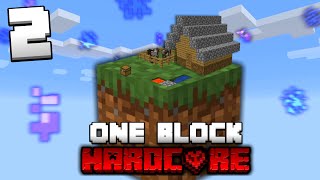 Hardcore Minecraft Skyblock, But You Only Get ONE BLOCK (#2)