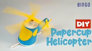 DIY Paper Cup Helicopter