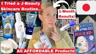 I Tried a J-Beauty Skincare Routine: My Results/Ranking!