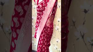 Pure Banaras Pattu Sarees For Order 7993399544 | Moksha Couture