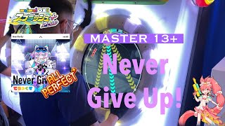 【maimaiでらっくすSplashPLUS】Never Give Up! MASTER AP+ (Player:StrWng)