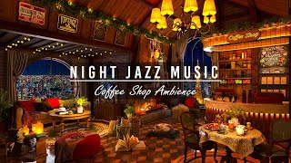 Rainy Night Jazz on the Window ☕ Cozy Coffee Shop Ambience & Smooth Jazz Instrumental Music to Sleep