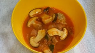 버섯요리 송화버섯 부대찌개 맛있게만드는법ㅣMushroom bag stew