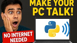 This Python Trick Will Make Your PC Talk! (Without Internet)