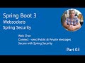 Spring Boot 3 - Spring Security - WebSockets - Building a Web Chat Application part 3
