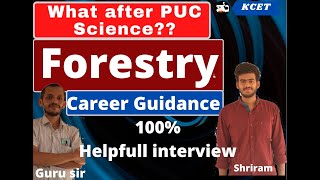 Which course after PUC Science? | Forestry | Career Guidance | Best colleges for Forestry in Kannada