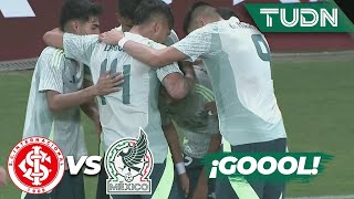 ¡Ruvalcaba arma un golazo! | Inter Porto Alegre 0-2 México | Amistoso Internacional 2025 | TUDN