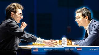 How Does The Knight Move? || Caruana vs Giri || Tata Steel (2022)