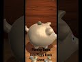 Putting Coins Into Piggy Bank Asmr