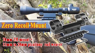 Zero recoil mount || Bushnell Scope || Nx200 #zerorecoil