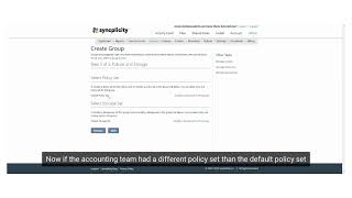 'How-to' create groups - Syncplicity