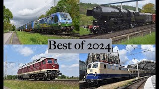 Trainspotting Highlights 2024 - Eisenbahn Jahresrückblick 2024 || January - December