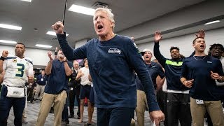 Pete Carroll Locker Room Speech at Panthers