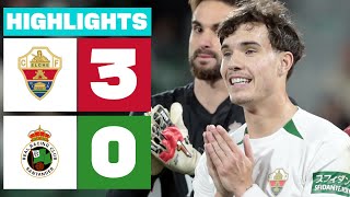 ELCHE CF 3 - 0 R. RACING CLUB I HIGHLIGHTS LALIGA HYPERMOTION