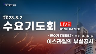 대전도안교회 수요기도회 설교 [2023.8.2] / (민52) 이스라엘의 부실공사 / 양형주 담임목사