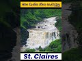 මහ වැස්ස නිසා හැඩවූනු saint claires srilanka waterfall nuwaraeliya shorts