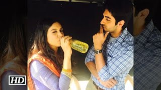 Bhumi's SUSPICIOUS Drink after “Toilet...”wrap up | Ayushmaan confused