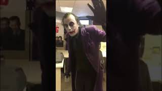 Lad does a really good impression of Heath Ledger's Joker | CONTENTbible #Shorts