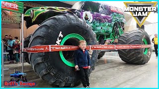 PLAYING WITH REAL MONSTER TRUCKS!! | Monster Jam VIP Experience and Freestyle Highlights