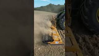 FARMER - SMOOTHING A STONE LAND #farmer #agriculture #tractor #countryside