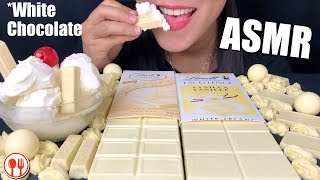 ASMR WHITE CHOCOLATE + ICE CREAM PARTY 리얼사운드 먹방 | LaniEats ASMR