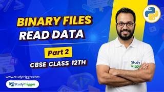 Binary Files in Python | Part 2 | Read Data | CBSE Class 12 | CS | Previous Year Question