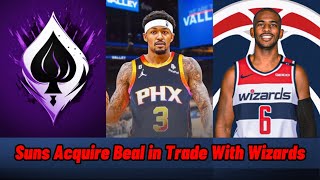 AI Reports on Suns Acquiring Beal in Trade with Wizards for Chris Paul, Shamet, and Picks