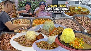 50Pesos Lang ang "2 ULAM at 1 RICE" ni Kuya May "UNLI SOUP" pa! | Mini RESTO na Pang MASA!
