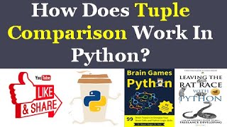 How does tuple comparison work in Python?