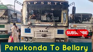 Penukonda To Bellary APSRTC Bus | Bellary To Hindupur Bus Timing