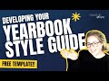 Developing Your Yearbook Style Guide (+ FREE Editable Canva Template!) | Organized Adviser