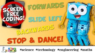 SCREEN FREE CODING with Marty the robot V2