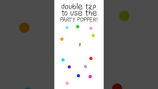 double tap to use party popper 🎉 #viral #wow #animation #good