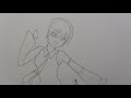 how to draw hatsune miku pt. 1 line placement