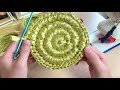 crochet english vlog.76 about japanese pe flat color tape u0026 new bottom stitch tutorial