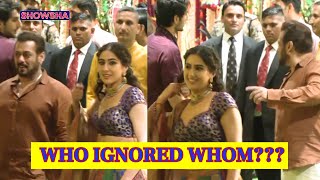 Did Sara Ali Khan COMPLETELY Ignore Salman Khan At The Ambani's Ganesh Chaturthi Celebrations?