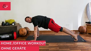 40 Minuten Workout zuhause -  Kraft - Beweglichkeit - Elastizität - OHNE GERÄTE