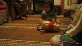 NEW : Syamakrishna (2-1/2 yrs) plays for a bhajan Jai jai