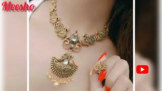 ##necklace set meesho haul## fantastic new design gale ke set