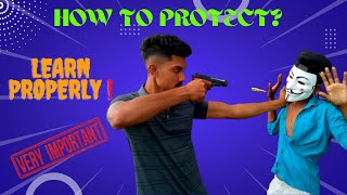 How To Defend Against A Gun To The Face | Self Defense Techniques by DHEV_DISSANAYAKE STREET FIGHT 🔥
