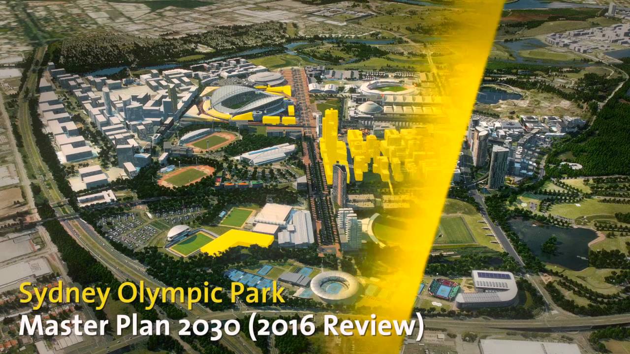 Sydney Olympic Park: Master Plan 2030 - YouTube