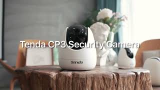 Tenda CP3 / 1080P Full HD Pan / Tilt Wireless Wi-Fi Home Security Surveillance IP Camera