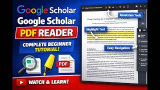 Google Scholar PDF Reader Tutorial for Students & Researchers