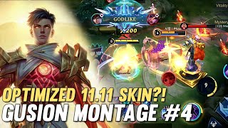 Optimized 11.11skin😳 Gusion Montage | mobilelegends