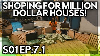 Episode 7.1: Shopping For Million Dollar Houses In The Hills! | GTA RP | GrizzleyWorld WHITELIST