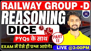 RRB Group D | Dice Reasoning Concept \u0026 Tricks | Dice PYQs | Complete Reasoning Class by Kuldeep Sir