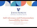 Self-Advocacy and Postsecondary Accessibility Services | Johns Hopkins Center for Talented Youth